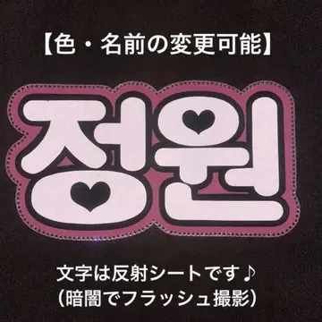 네임보드 ENHYPEN 엔하이픈 정원 반사 시트 네임보