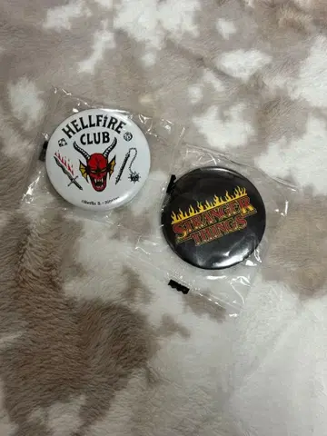 스트레인저 싱스 헬파이어 클럽 캔뱃지 세트