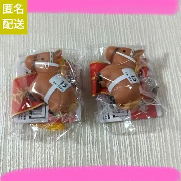 서러브레드 컬렉션 우승 리본 부착 소프트 비닐 피규어 볼체인