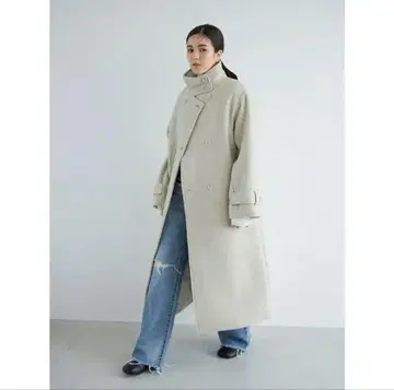 언그리드 Ungrid 스탠드 카라 루즈 코트