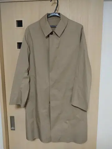 UNIQLO 베이지 스텐카라 코트 긴팔