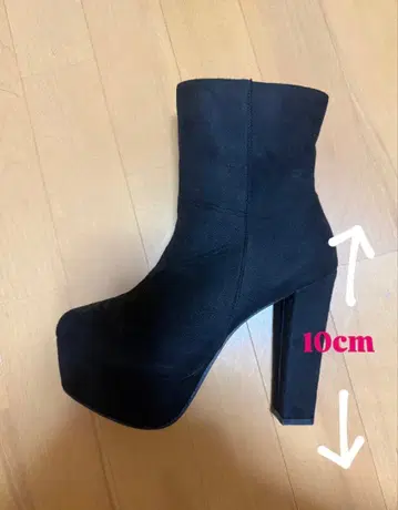 10cm 힐 부츠