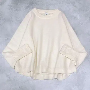 2023AW 스픽앤스팬 돌먼 롱 리브 니트 루즈핏 화이트