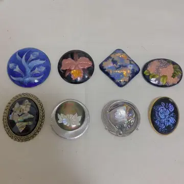 브로치 묶음 판매 꽃 쉘 레트로 액세서리