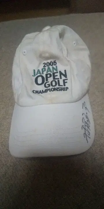 2005 재팬 오픈 골프 후카보리 케이이치로 사인 캡