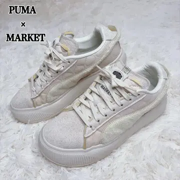 PUMA x MARKET 콜라보 스니커즈 Mayu 스웨이드 통굽