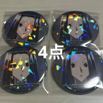 HUNTER x HUNTER 아니아 아트 이르미 캔뱃지 4점