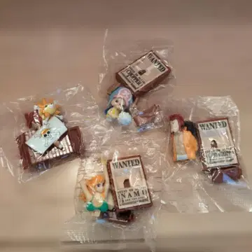 원피스 초코 서프라이즈 피규어 4점 세트