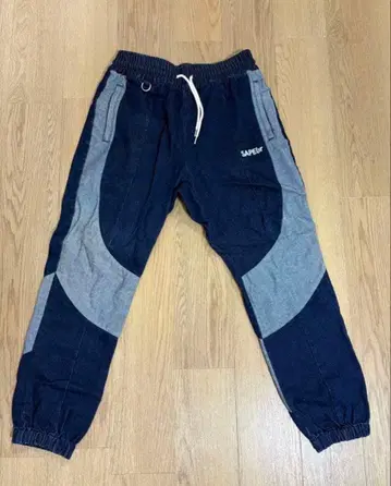 SAPEur 데님 트랙 팬츠