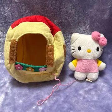 헬로키티 봉제 인형 집/레트로