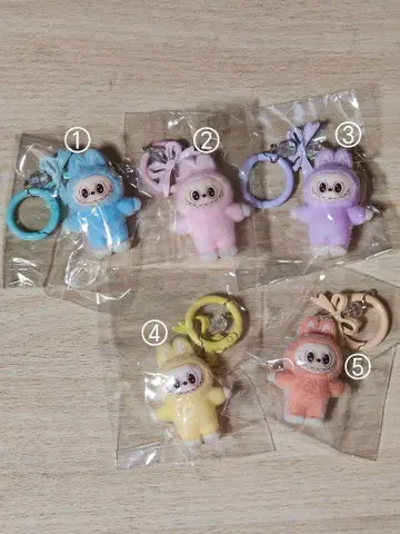 라부부 labubu 키링 세트 5개