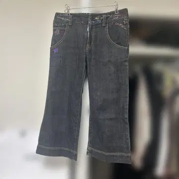 다크 그레이 부츠컷 데님