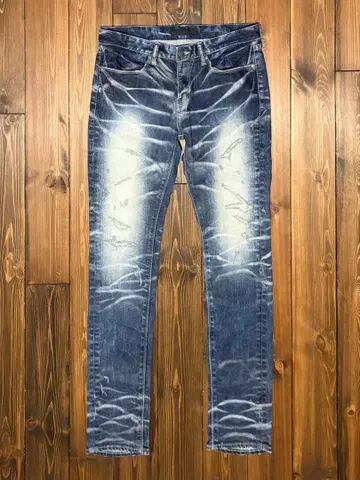 FUGA 오니히게 데님 청바지 가공 y2k archive 허니컴