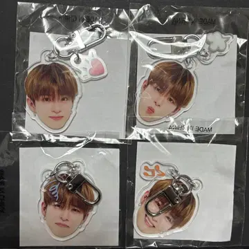 TREASURE PULSEON 캡슐 토이 아사히 얼굴 아크릴 키링