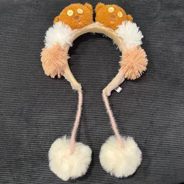 팀 머리띠 폼폼 포함