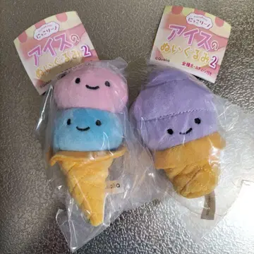 닛코리-노 아이스 봉제 인형 2 시크릿 그레이프 소프트 크림