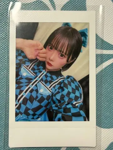 Candy Tune 후쿠야마 리노 체커 의상 폴라로이드