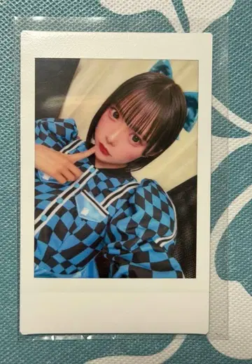 Candy Tune 후쿠야마 리노 체커 의상 폴라로이드