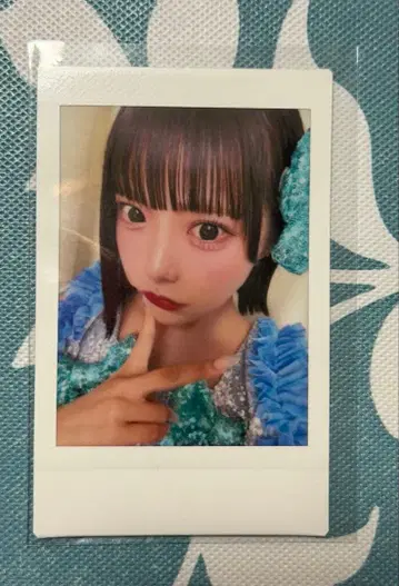 Candy Tune 후쿠야마 리노 스팽글 의상 폴라로이드