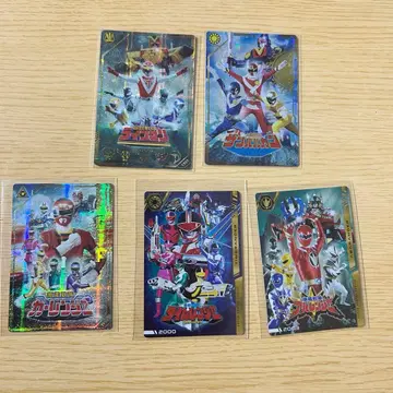 슈퍼 전대 이타자가 카드 5장 세트
