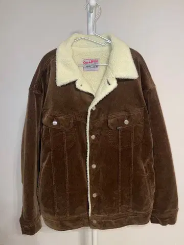 Lee 코듀로이 보아 옷깃 자켓 브라운