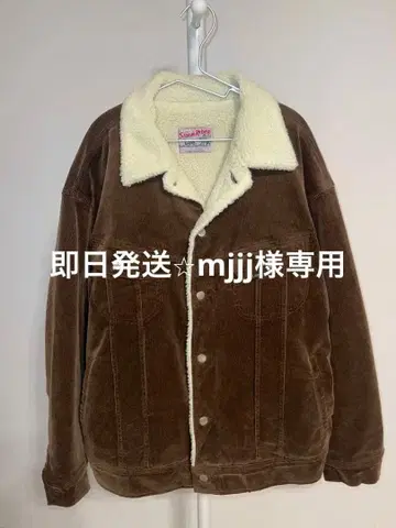 Lee 코듀로이 보아 옷깃 자켓 브라운