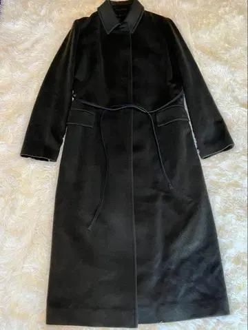 [ KT ] 롱 코트 다크 그린 KIYOKO TAKASE 울 롱 기장 M