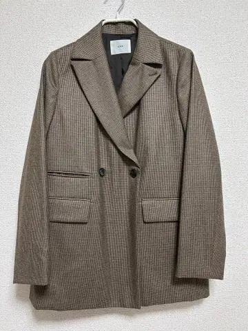 IENA 건클럽 체크 자켓 36