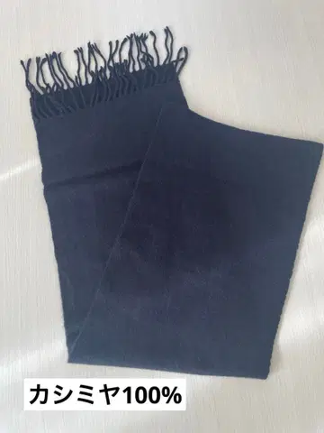 유니클로 캐시미어 100% 머플러 네이비