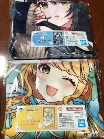 츠키무라 테마리 후지타 코토네 제일복권 담요 세트