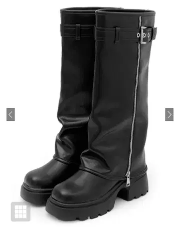 GRL 그레일 엔지니어 가죽 롱 부츠 [zr1230]