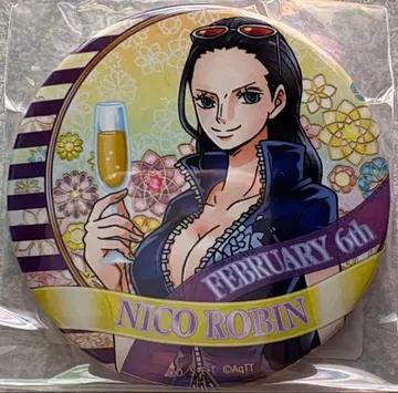 로빈 벌스데이 캔뱃지 2019 원피스