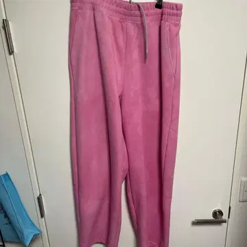 유니클로 C 스웨트 팬츠 리메이크 핑크 L