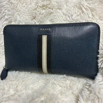 발리 BALLY 장지갑 라운드 지퍼 레스포