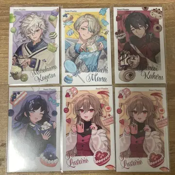 Sweet Floaties 니지산지 6장 세트 랜덤 폴라로이드풍 카드