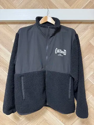 chillzbrand 블랙 보아 자켓 XL