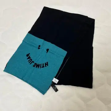 [새상품급] PS Paul Smith Happy 머플러 블루 파랑