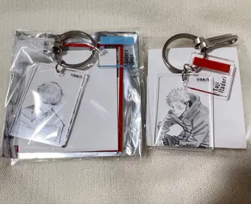 주술회전 클리어 베이스 키링 고죠 사토루 이타도리 유우지