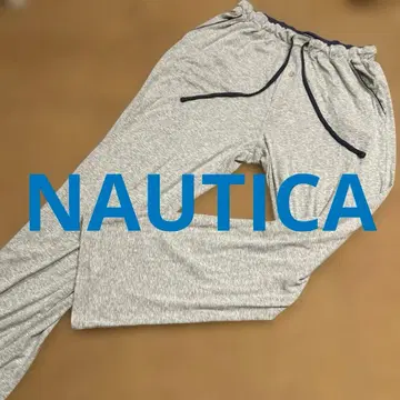 nautica 그레이 스웨트 팬츠 허리밴딩