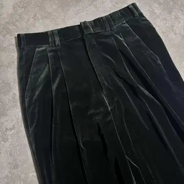 슬랙스 벨로아 팬츠 블랙 구제 의류 90's 모드 y2k 2턱