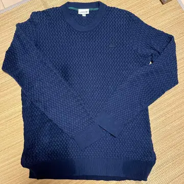 LACOSTE 네이비 스웨터 US L