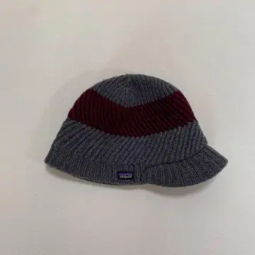레어 patagonia 러블 비니 챙 부착 니트 모자 비니