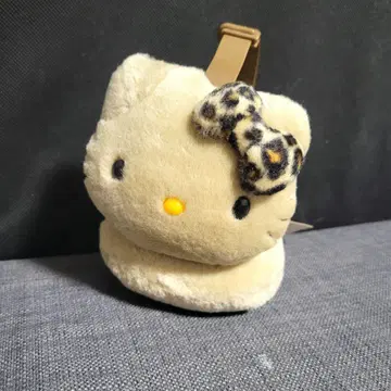 택 포함 산리오 헬로키티 귀도리 레오파드 무늬 헤이세이 레트로