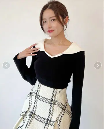 SNIDEL 오프숄더 니트 풀오버