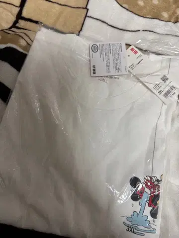 슈퍼 마리오 T셔츠 3XL 화이트