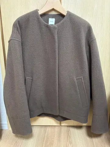 Spick & Span 파일 저지 블루종 38 브라운