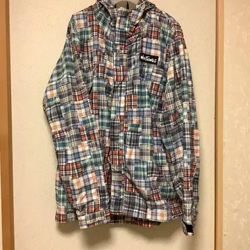 WILDTHINGS 마운틴 후드티 체크 무늬