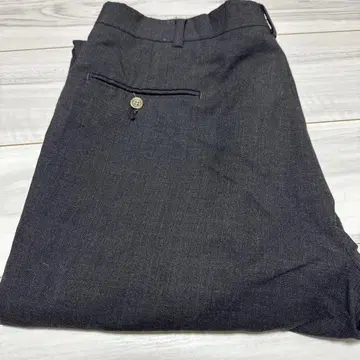 80~90s 타미힐피거 턱인 슬랙스 빈티지 블랙