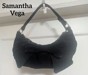 사만사베가 SAMANTHAVEGA 백 리본 블랙