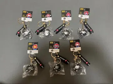 EXPO2025 산리오 블랙미야쿠미야쿠 변신 키링 컴플리트 세트